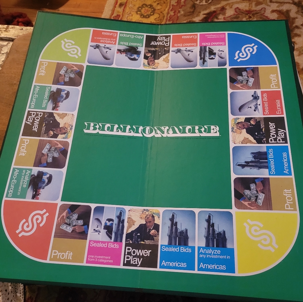 1973 Parker Brothers Billionaire Game